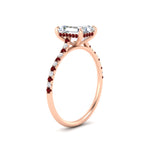 Load image into Gallery viewer, cathedral-hidden-halo-emerald-cut-ruby-ring-in-rose-gold-FD9788EMRGRUDR-NL-RG
