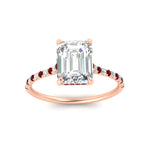 Load image into Gallery viewer, cathedral-hidden-halo-emerald-cut-ruby-ring-in-rose-gold-FD9788EMRGRUDR-NL-RG
