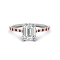 Thumbnail 57 - cathedral-hidden-halo-emerald-cut-ruby-ring-in-white-gold-FD9788EMRGRUDR-NL-WG