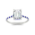 Thumbnail 44 - cathedral-hidden-halo-emerald-cut-sapphire-ring-in-white-gold-FD9788EMRGSABL-NL-WG