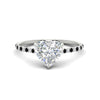 Load image into Gallery viewer, cathedral-hidden-halo-heart-shaped-black-diamond-ring-in-white-gold-FD9788HTRGBLACK-NL-WG