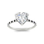 Load image into Gallery viewer, cathedral-hidden-halo-heart-shaped-black-diamond-ring-in-white-gold-FD9788HTRGBLACK-NL-WG
