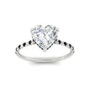 Load image into Gallery viewer, cathedral-hidden-halo-heart-shaped-black-diamond-ring-in-white-gold-FD9788HTRGBLACK-NL-WG
