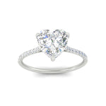 Load image into Gallery viewer, cathedral-hidden-halo-heart-shaped-diamond-ring-in-white-gold-FD9788HTR-NL-WG
