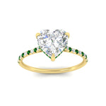 Load image into Gallery viewer, cathedral-hidden-halo-heart-shaped-emerald-ring-in-yellow-gold-FD9788HTRGEMGR-NL-YG
