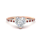 Load image into Gallery viewer, cathedral-hidden-halo-heart-shaped-ruby-ring-in-rose-gold-FD9788HTRGRUDR-NL-RG
