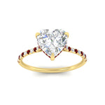 Load image into Gallery viewer, cathedral-hidden-halo-heart-shaped-ruby-ring-in-yellow-gold-FD9788HTRGRUDR-NL-YG
