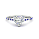 Load image into Gallery viewer, cathedral-hidden-halo-heart-shaped-sapphire-ring-in-white-gold-FD9788HTRGSABL-NL-WG
