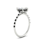 Load image into Gallery viewer, cathedral-hidden-halo-marquise-cut-black-diamond-ring-in-white-gold-FD9788MQRGBLACK-NL-WG
