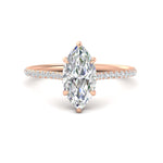 Load image into Gallery viewer, cathedral-hidden-halo-marquise-cut-diamond-ring-in-rose-gold-FD9788MQR-NL-RG
