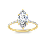 Load image into Gallery viewer, cathedral-hidden-halo-marquise-cut-diamond-ring-in-yellow-gold-FD9788MQR-NL-YG
