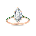 Thumbnail 18 - cathedral-hidden-halo-marquise-cut-emerald-ring-in-rose-gold-FD9788MQRGEMGR-NL-RG
