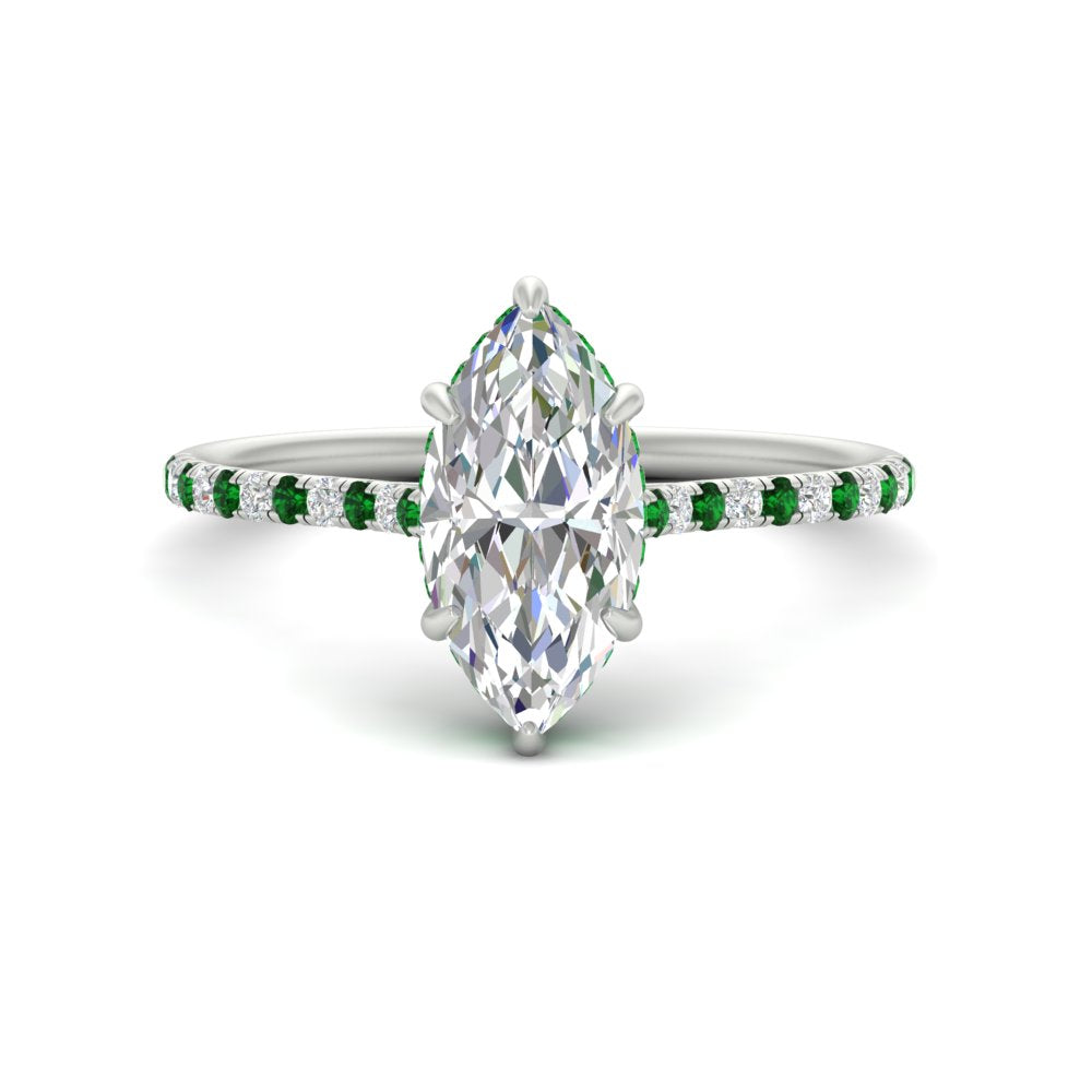 cathedral-hidden-halo-marquise-cut-emerald-ring-in-white-gold-FD9788MQRGEMGR-NL-WG