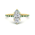 Thumbnail 84 - cathedral-hidden-halo-marquise-cut-emerald-ring-in-yellow-gold-FD9788MQRGEMGR-NL-YG