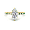 Load image into Gallery viewer, cathedral-hidden-halo-marquise-cut-emerald-ring-in-yellow-gold-FD9788MQRGEMGR-NL-YG