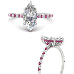 Load image into Gallery viewer, cathedral-hidden-halo-marquise-cut-pink-sapphire-ring-in-white-gold-FD9788MQRGSADRPI-NL-WG
