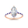 Load image into Gallery viewer, cathedral-hidden-halo-marquise-cut-sapphire-ring-in-rose-gold-FD9788MQRGSABL-NL-RG