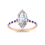 Load image into Gallery viewer, cathedral-hidden-halo-marquise-cut-sapphire-ring-in-rose-gold-FD9788MQRGSABL-NL-RG
