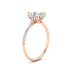 Load image into Gallery viewer, cathedral-hidden-halo-oval-shaped-diamond-ring-in-rose-gold-FD9788OVR-NL-RG
