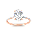 Load image into Gallery viewer, cathedral-hidden-halo-oval-shaped-diamond-ring-in-rose-gold-FD9788OVR-NL-RG
