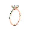 Load image into Gallery viewer, cathedral-hidden-halo-oval-shaped-emerald-ring-in-rose-gold-FD9788OVRGEMGR-NL-RG