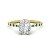 Load image into Gallery viewer, cathedral-hidden-halo-oval-shaped-emerald-ring-in-yellow-gold-FD9788OVRGEMGR-NL-YG