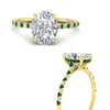 Load image into Gallery viewer, cathedral-hidden-halo-oval-shaped-emerald-ring-in-yellow-gold-FD9788OVRGEMGR-NL-YG