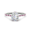 Load image into Gallery viewer, cathedral-hidden-halo-oval-shaped-pink-sapphire-ring-in-white-gold-FD9788OVRGSADRPI-NL-WG