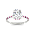 Load image into Gallery viewer, cathedral-hidden-halo-oval-shaped-pink-sapphire-ring-in-white-gold-FD9788OVRGSADRPI-NL-WG
