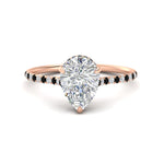 Load image into Gallery viewer, cathedral-hidden-halo-pear-shaped-black-diamond-ring-in-rose-gold-FD9788PERGBLACK-NL-RG
