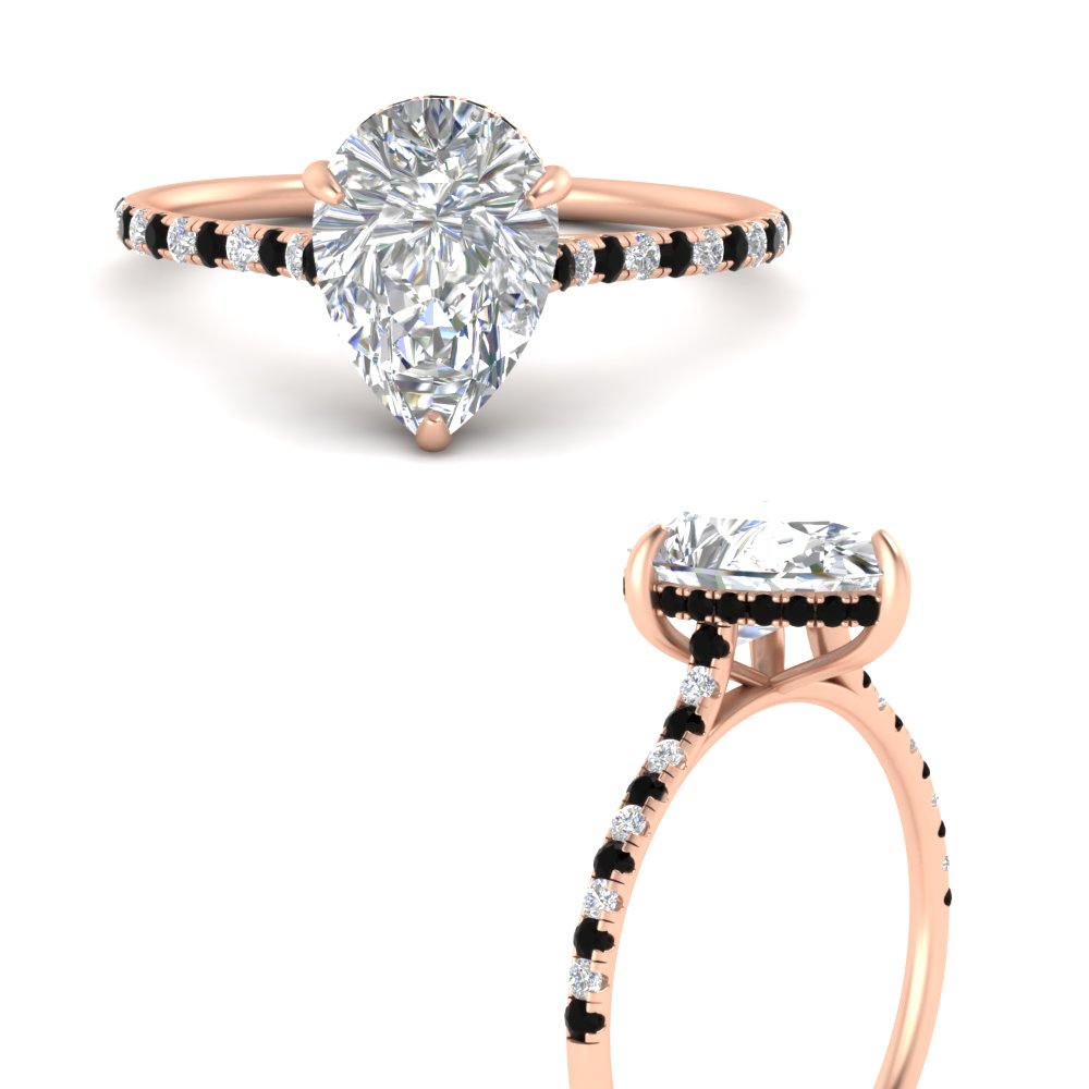 cathedral-hidden-halo-pear-shaped-black-diamond-ring-in-rose-gold-FD9788PERGBLACK-NL-RG
