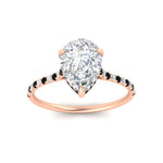 Load image into Gallery viewer, cathedral-hidden-halo-pear-shaped-black-diamond-ring-in-rose-gold-FD9788PERGBLACK-NL-RG
