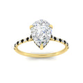 Thumbnail 88 - cathedral-hidden-halo-pear-shaped-black-diamond-ring-in-yellow-gold-FD9788PERGBLACK-NL-YG