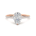 Thumbnail 1 - cathedral-hidden-halo-pear-shaped-diamond-ring-in-rose-gold-FD9788PER-NL-RG