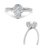 Load image into Gallery viewer, cathedral-hidden-halo-pear-shaped-diamond-ring-in-white-gold-FD9788PER-NL-WG
