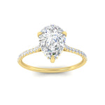 Load image into Gallery viewer, cathedral-hidden-halo-pear-shaped-diamond-ring-in-yellow-gold-FD9788PER-NL-YG
