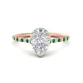 Thumbnail 16 - cathedral-hidden-halo-pear-shaped-emerald-ring-in-rose-gold-FD9788PERGEMGR-NL-RG