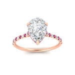 Load image into Gallery viewer, cathedral-hidden-halo-pear-shaped-pink-sapphire-ring-in-rose-gold-FD9788PERGSADRPI-NL-RG
