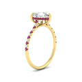 Thumbnail 74 - cathedral-hidden-halo-pear-shaped-pink-sapphire-ring-in-yellow-gold-FD9788PERGSADRPI-NL-YG