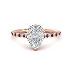 Load image into Gallery viewer, cathedral-hidden-halo-pear-shaped-ruby-ring-in-rose-gold-FD9788PERGRUDR-NL-RG

