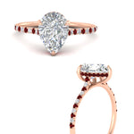 Load image into Gallery viewer, cathedral-hidden-halo-pear-shaped-ruby-ring-in-rose-gold-FD9788PERGRUDR-NL-RG
