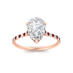 Load image into Gallery viewer, cathedral-hidden-halo-pear-shaped-ruby-ring-in-rose-gold-FD9788PERGRUDR-NL-RG
