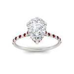 Load image into Gallery viewer, cathedral-hidden-halo-pear-shaped-ruby-ring-in-white-gold-FD9788PERGRUDR-NL-WG
