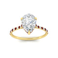 Thumbnail 83 - cathedral-hidden-halo-pear-shaped-ruby-ring-in-yellow-gold-FD9788PERGRUDR-NL-YG