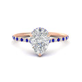 Thumbnail 6 - cathedral-hidden-halo-pear-shaped-sapphire-ring-in-rose-gold-FD9788PERGSABL-NL-RG