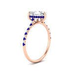 Load image into Gallery viewer, cathedral-hidden-halo-pear-shaped-sapphire-ring-in-rose-gold-FD9788PERGSABL-NL-RG
