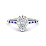 Load image into Gallery viewer, cathedral-hidden-halo-pear-shaped-sapphire-ring-in-white-gold-FD9788PERGSABL-NL-WG
