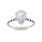 Load image into Gallery viewer, cathedral-hidden-halo-pear-shaped-sapphire-ring-in-white-gold-FD9788PERGSABL-NL-WG
