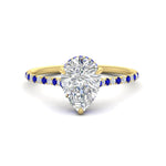 Load image into Gallery viewer, cathedral-hidden-halo-pear-shaped-sapphire-ring-in-yellow-gold-FD9788PERGSABL-NL-YG
