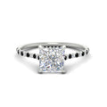 Thumbnail 56 - cathedral-hidden-halo-princess-cut-black-diamond-ring-in-white-gold-FD9788PRRGBLACK-NL-WG